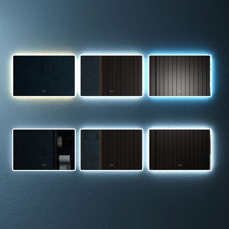 Anti-fog Rounded Rectangular Bathroom Mirror - Image 40