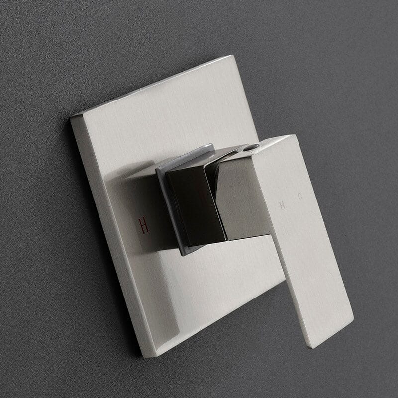 Bathroom Shower System 10'' Wall Mounted Shower Head with Rough-in Valve - Image 20