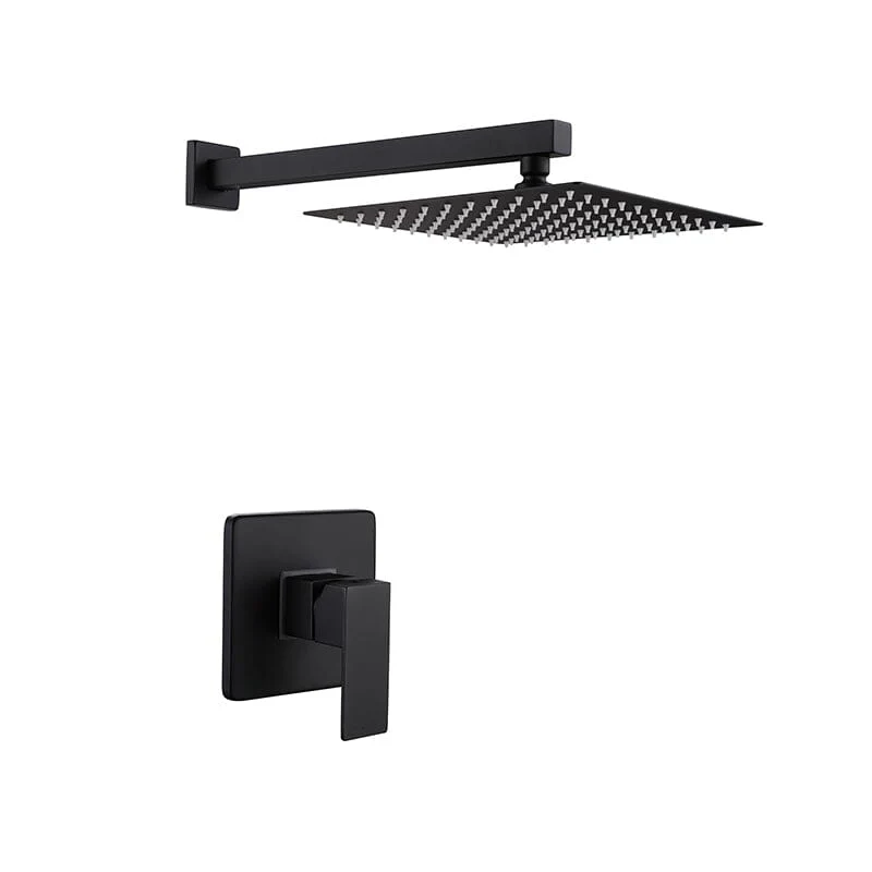 Bathroom Shower System 10'' Wall Mounted Shower Head with Rough-in Valve - Image 6