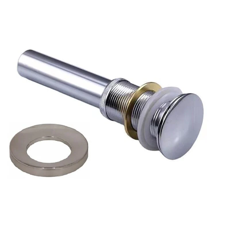 Bathroom Sink Drain without Overflow Vessel Sink Lavatory Vanity Pop Up Drain Stopper - Image 2