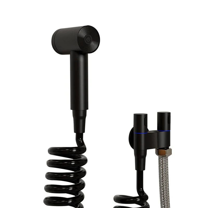 GIVING TREE Bidet Handheld Toilet Water Sprayer with Magnetic Holder, 1-In-2-Out Dual Control Valve, Retractable Spring Hose - Image 13