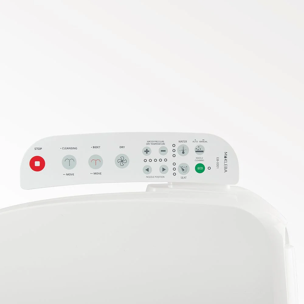 Bidet Seat for Elongated Toilets - Electronic Heated Toilet Seat with Warm Air Dryer and Temperature Controlled Wash Functions - Image 9