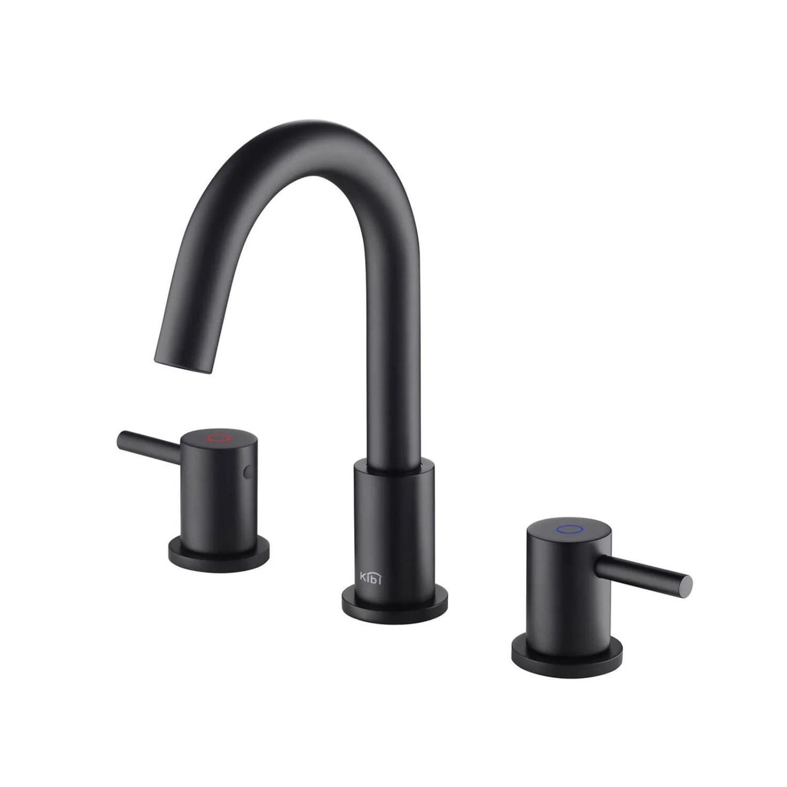 Blossom 8" Widespread Solid Brass Bathroom Sink Faucet with Dual Handles and Pop-Up Drain - Image 8