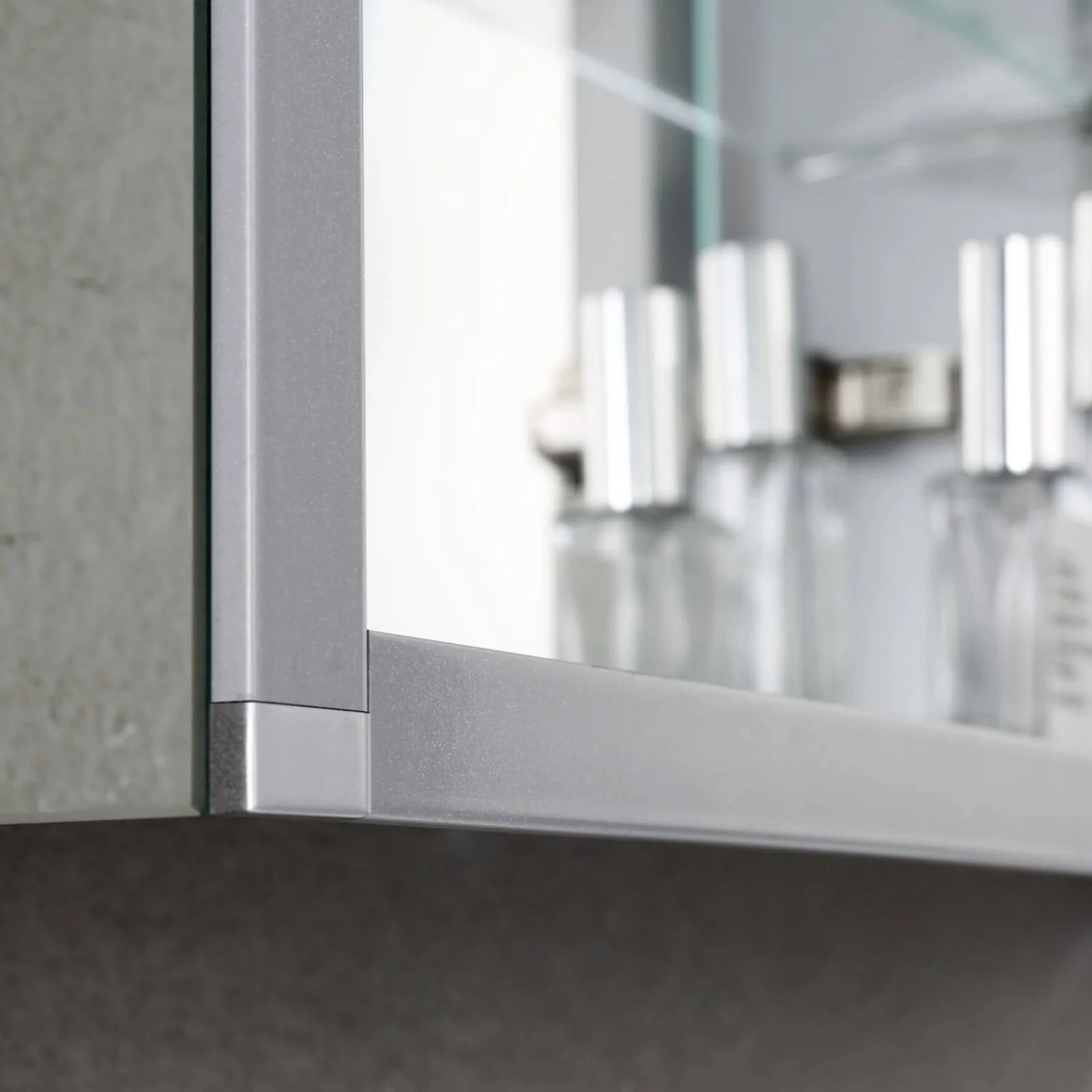 Blossom Vega 36" x 32" LED Mirror Medicine Cabinet - 2 Doors, Defogger, 3 Glass Shelves - Image 7