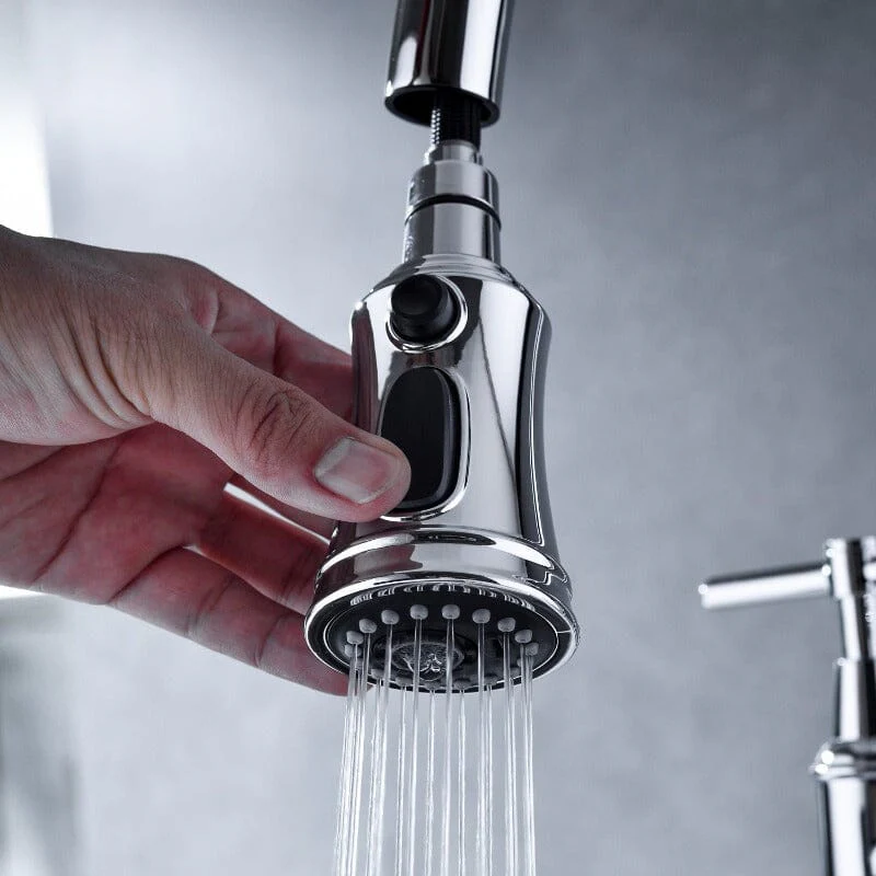 Giving Tree Bridge Kitchen Faucet with Pull-Down Sprayhead in Spot - Image 30