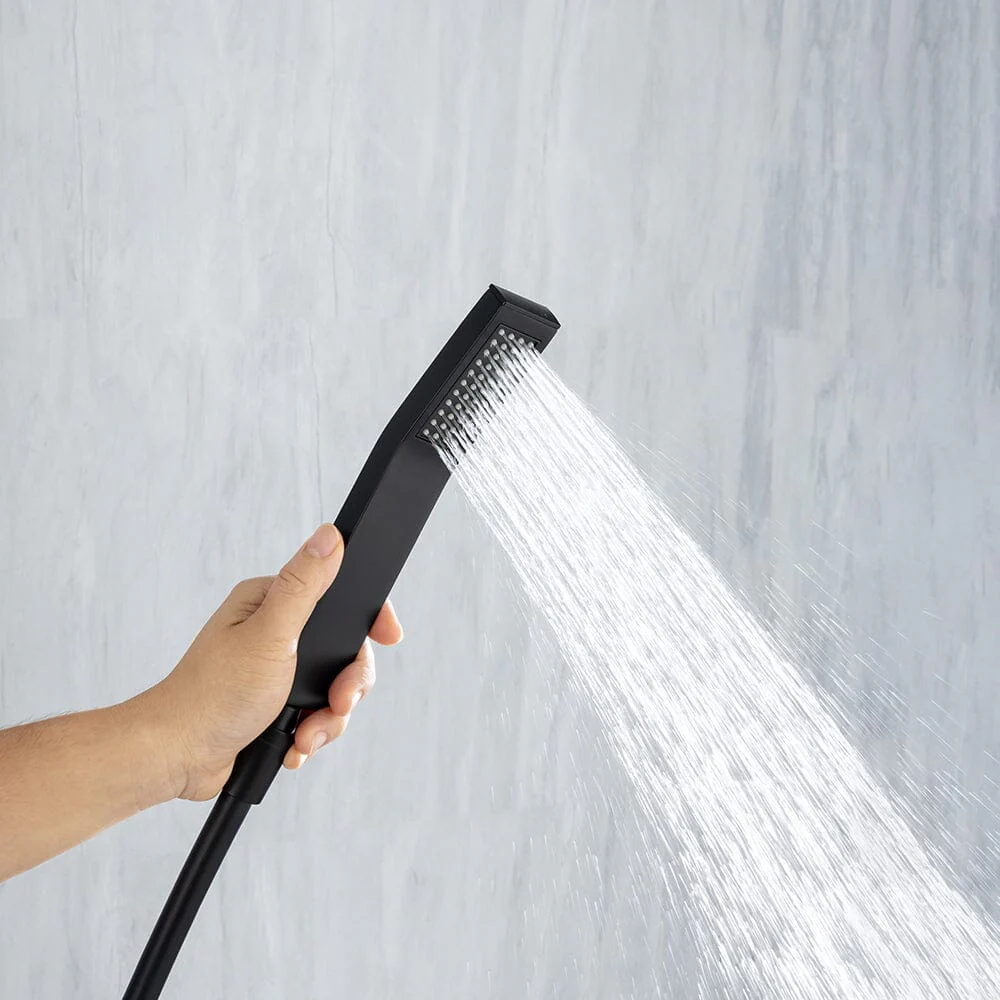 Ceiling Mount Shower 2 Spray Patterns with 12 in. Rain Shower Head Systems - Image 19