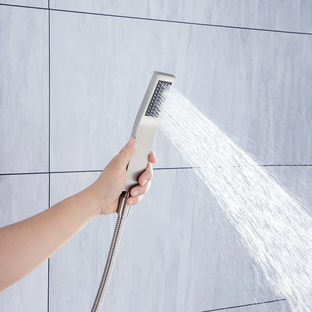 Ceiling Mount Shower 2 Spray Patterns with 12 in. Rain Shower Head Systems - Image 33