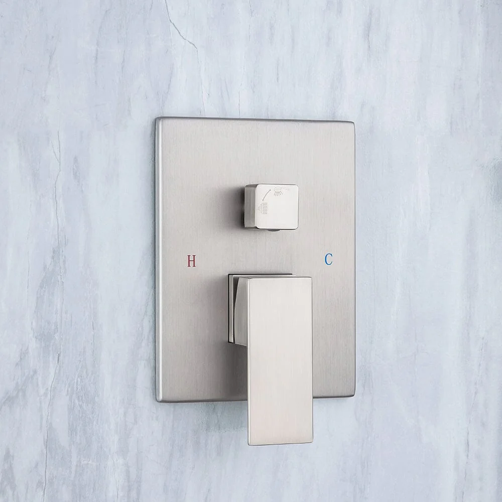 Ceiling Mount Shower 2 Spray Patterns with 12 in. Rain Shower Head Systems - Image 36