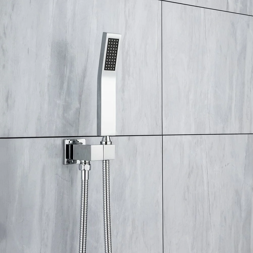 Ceiling Mount Shower 2 Spray Patterns with 12 in. Rain Shower Head Systems - Image 46