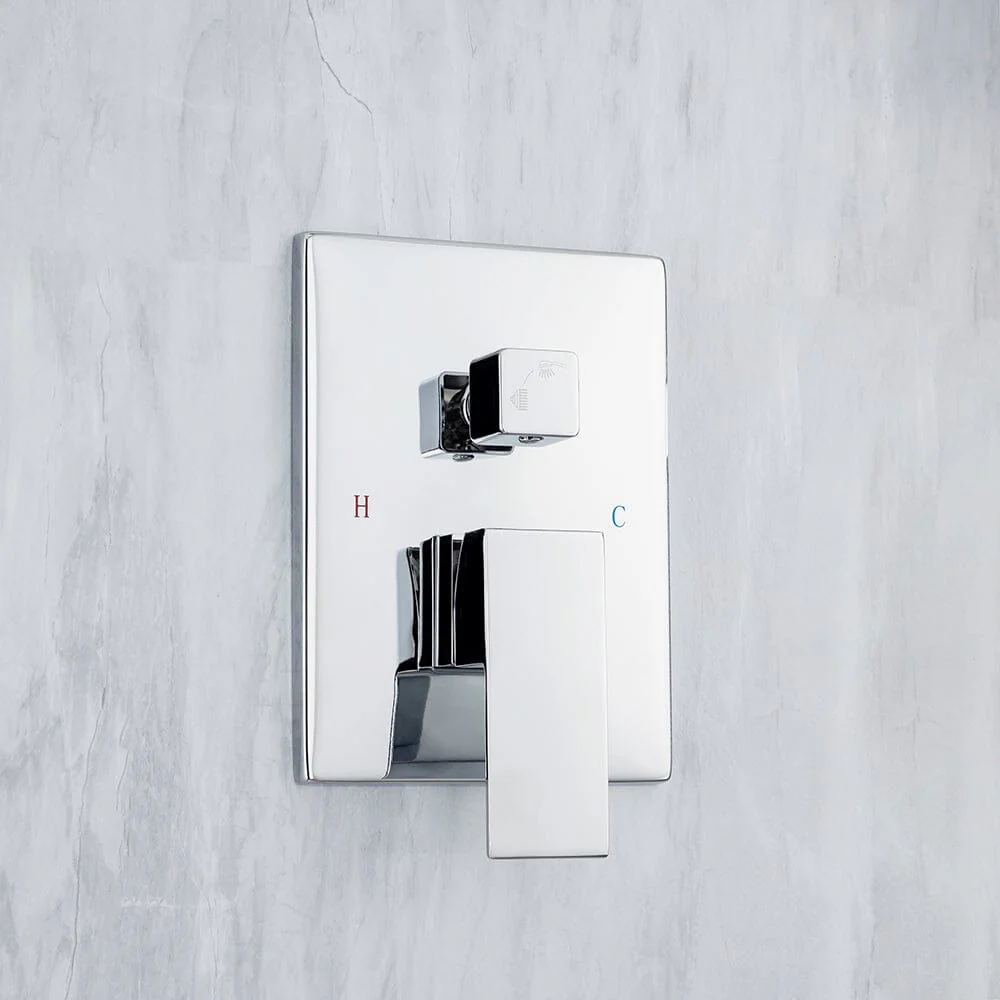 Ceiling Mount Shower 2 Spray Patterns with 12 in. Rain Shower Head Systems - Image 48