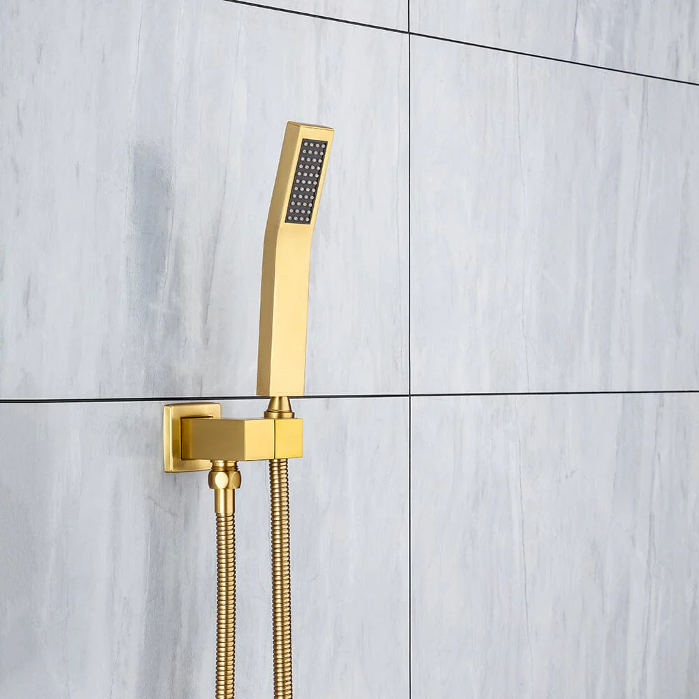 Ceiling Mount Shower 2 Spray Patterns with 12 in. Rain Shower Head Systems - Image 7