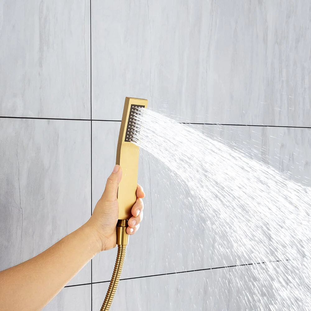 Ceiling Mount Shower 2 Spray Patterns with 12 in. Rain Shower Head Systems - Image 8