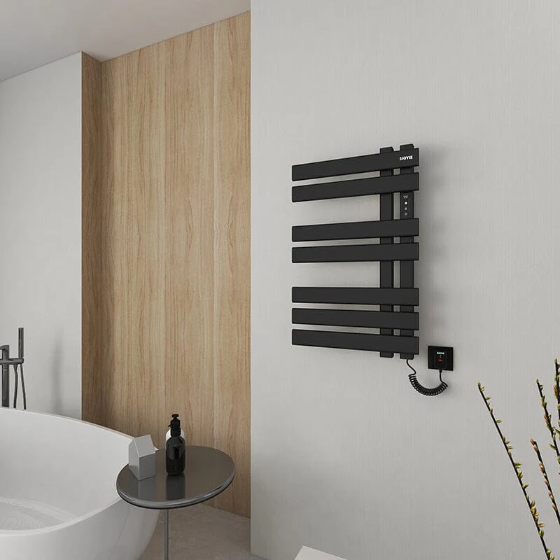 Electric Towel Warmer, Heated Towel Rack with Touch Panel, Timer & Adjustable Temperature, Flat 7 Bar Towel Warmer, Plug-in - Image 11