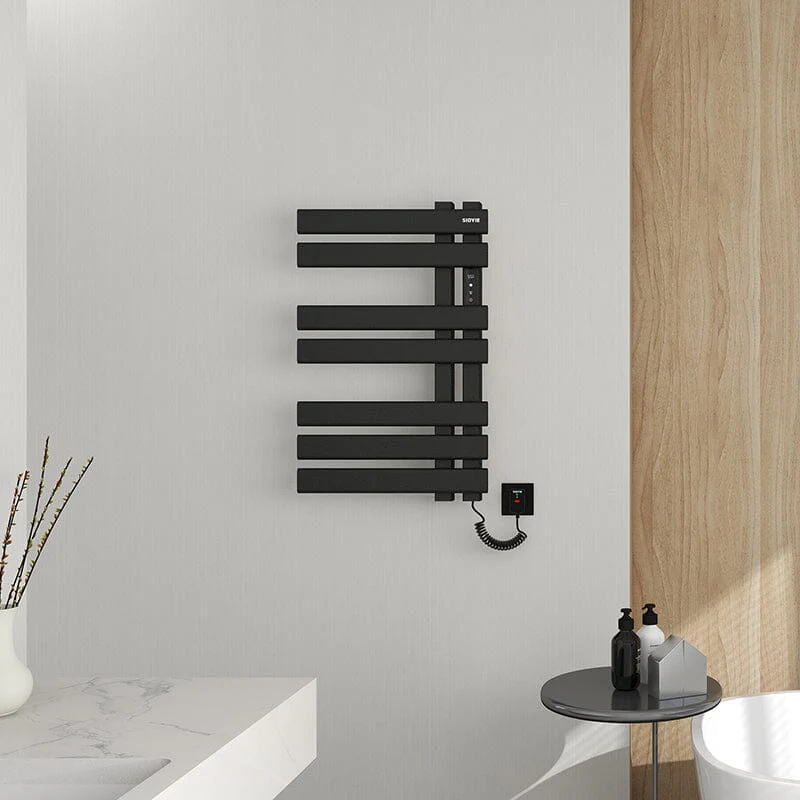 Electric Towel Warmer, Heated Towel Rack with Touch Panel, Timer & Adjustable Temperature, Flat 7 Bar Towel Warmer, Plug-in - Image 12