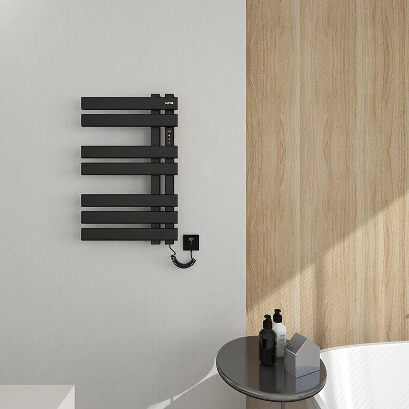 Electric Towel Warmer, Heated Towel Rack with Touch Panel, Timer & Adjustable Temperature, Flat 7 Bar Towel Warmer, Plug-in - Image 13