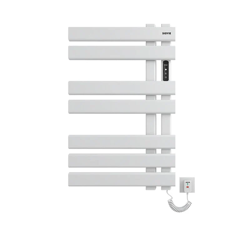 Electric Towel Warmer, Heated Towel Rack with Touch Panel, Timer & Adjustable Temperature, Flat 7 Bar Towel Warmer, Plug-in - Image 8