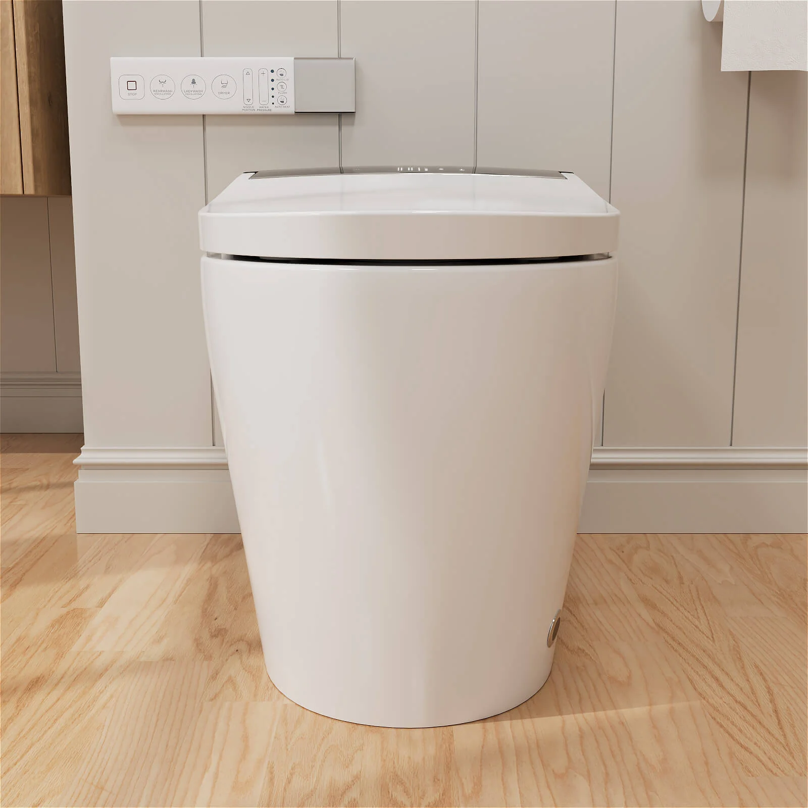 One-Piece Smart Toilet with Built-in Bidet, LED Night Light, Heated Seat, Warm Water - Image 23