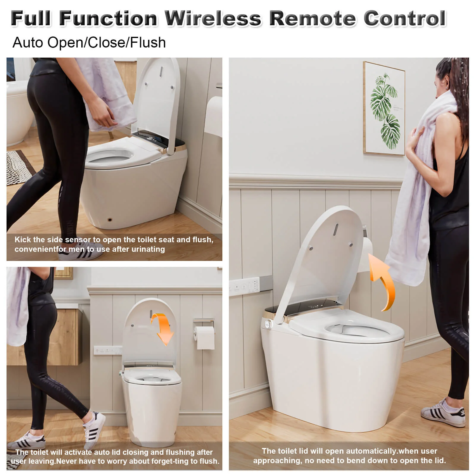 One-Piece Smart Toilet with Built-in Bidet, LED Night Light, Heated Seat, Warm Water - Image 28
