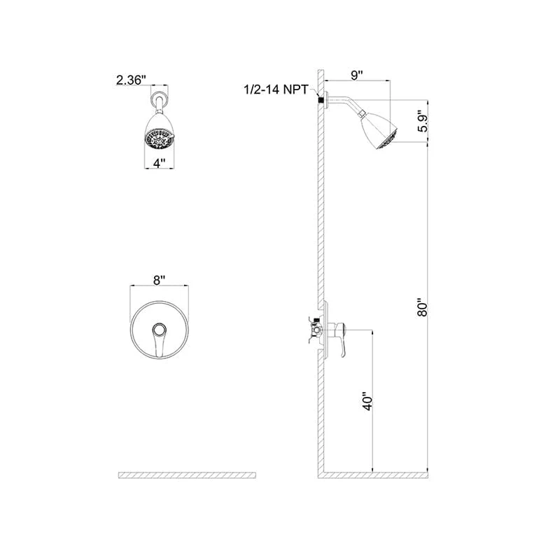 Giving Tree Filtered Shower Head Set with 8 Spray Mode - Image 15