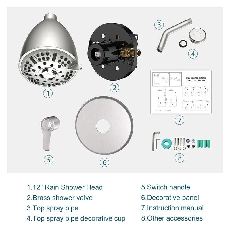 Giving Tree Filtered Shower Head Set with 8 Spray Mode - Image 22