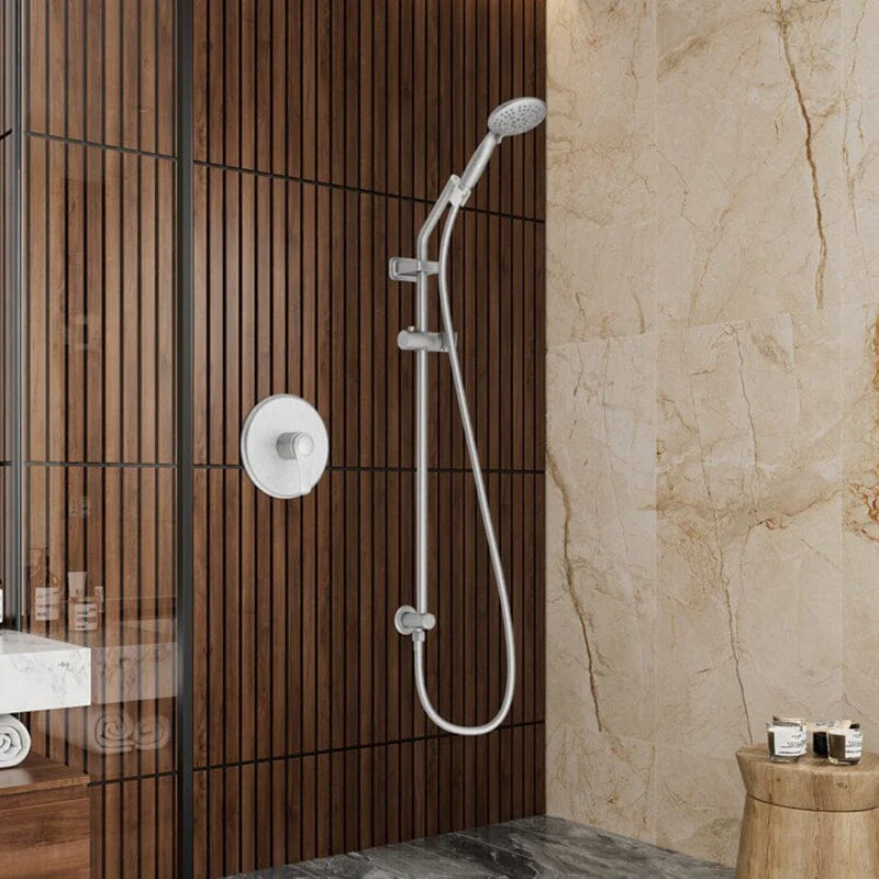 Full Slide Bar Multi Function 4.7'' Massage Shower Head with Valve - Image 18