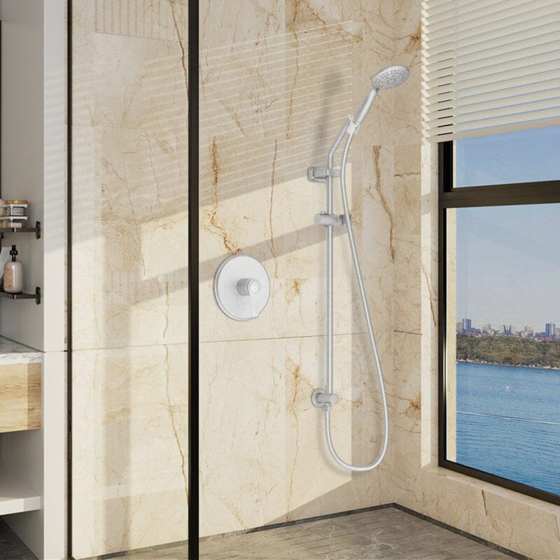 Full Slide Bar Multi Function 4.7'' Massage Shower Head with Valve - Image 20