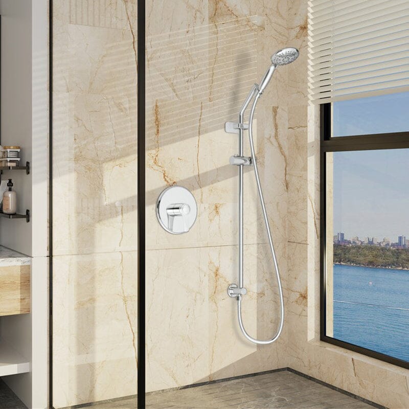 Full Slide Bar Multi Function 4.7'' Massage Shower Head with Valve - Image 32
