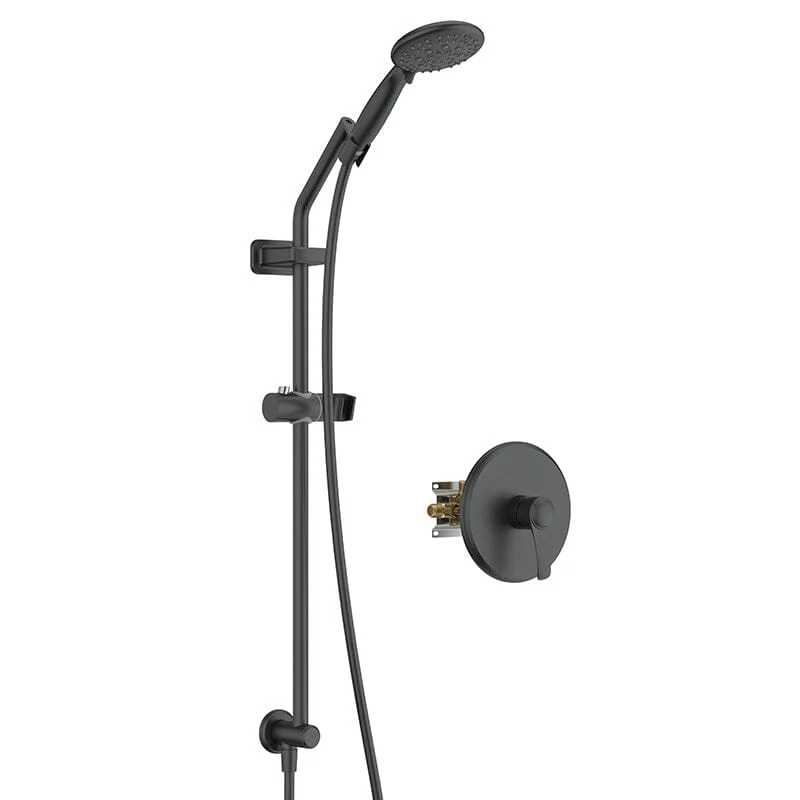 Full Slide Bar Multi Function 4.7'' Massage Shower Head with Valve - Image 6