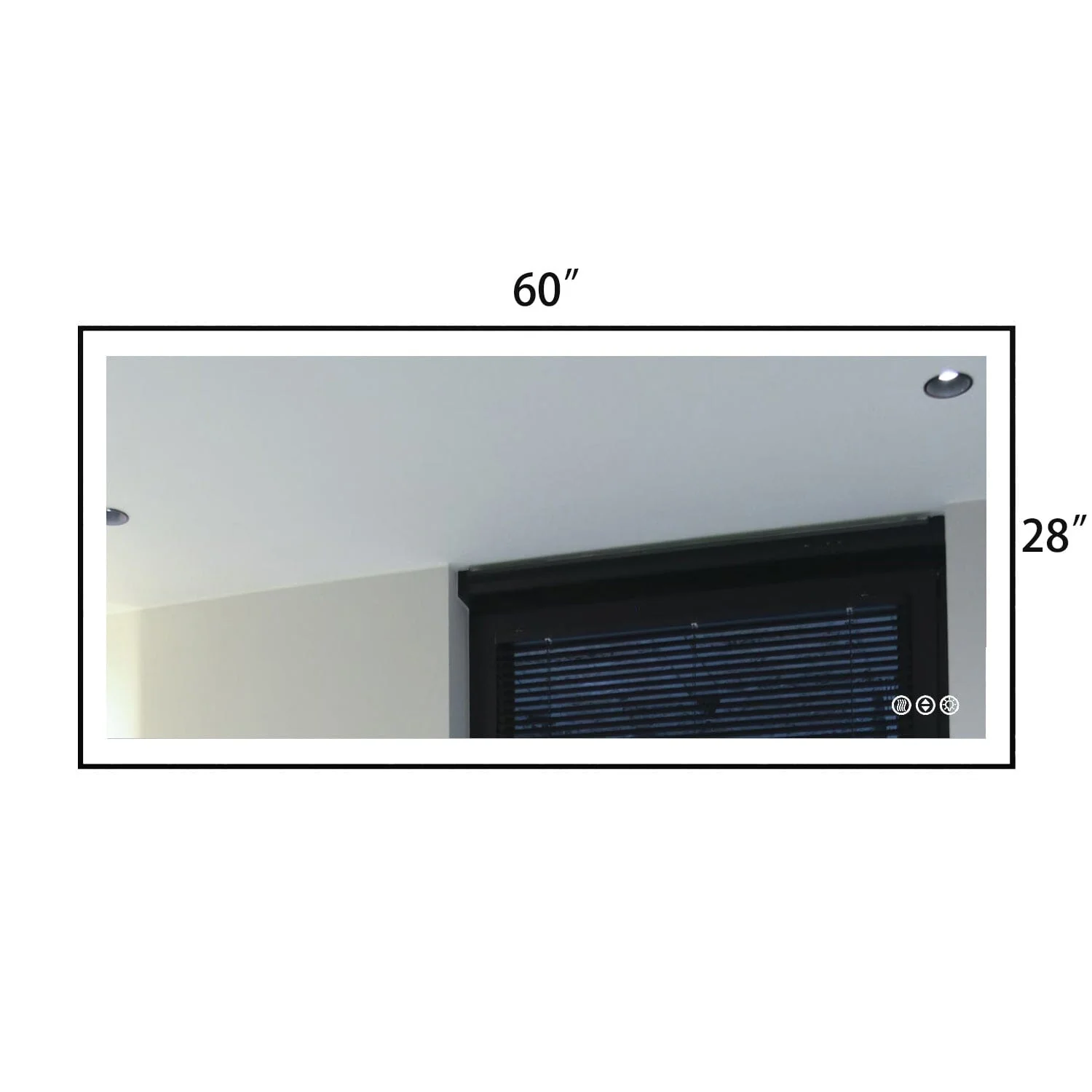 GIVING TREE 60"/72"/84" LED Bathroom Mirror with Black Frame, Anti-Fog, Shatter-Proof, Memory, 3 Colors - Image 18