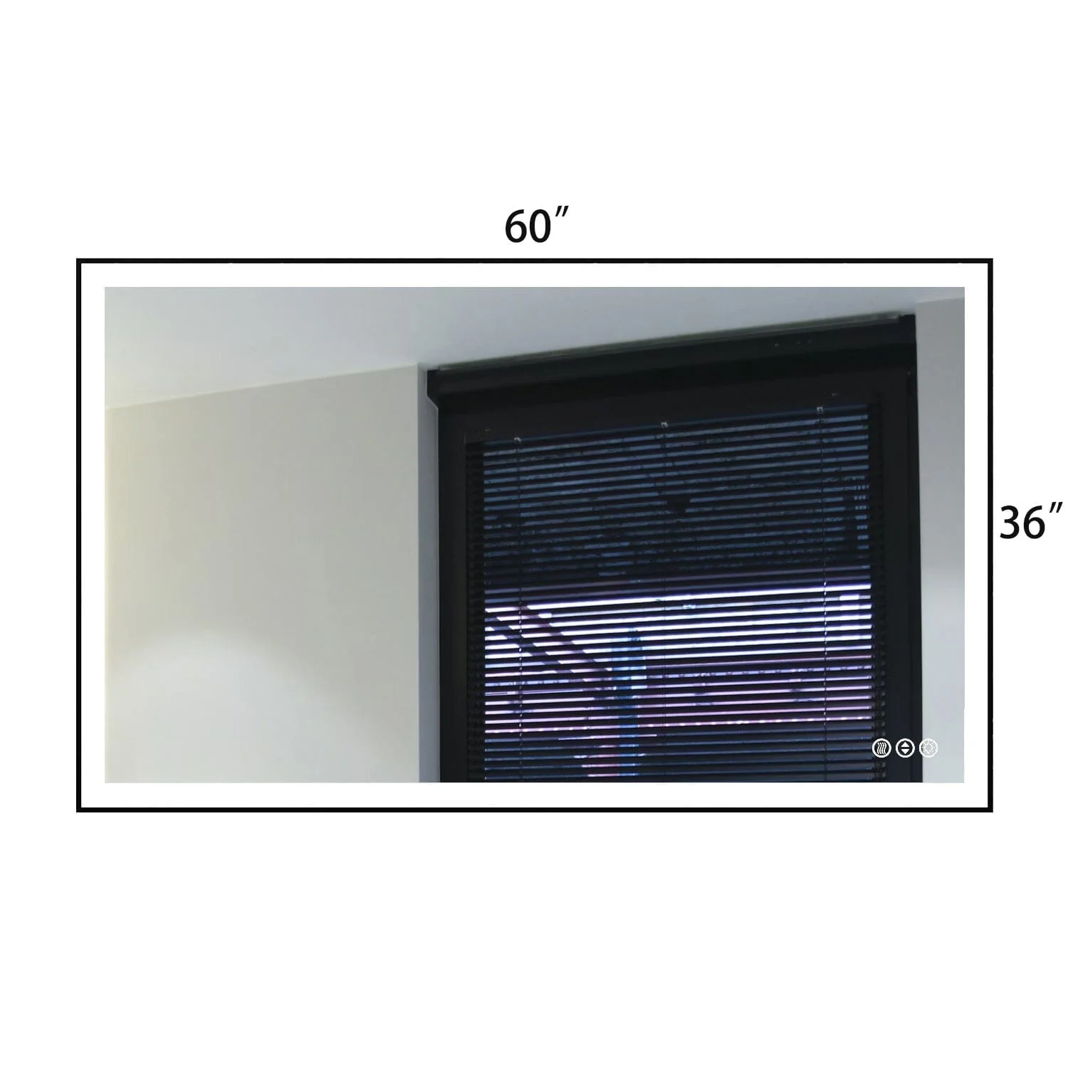 GIVING TREE 60"/72"/84" LED Bathroom Mirror with Black Frame, Anti-Fog, Shatter-Proof, Memory, 3 Colors - Image 27