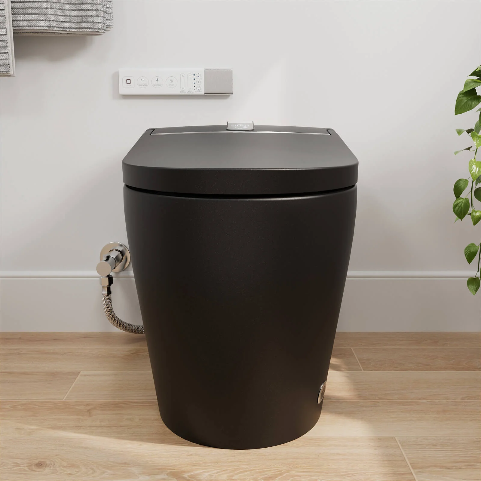 Tankless Elongated Smart Bidet Toilet with Heated Seat, Warm Air Dryer, Night Light - Image 15