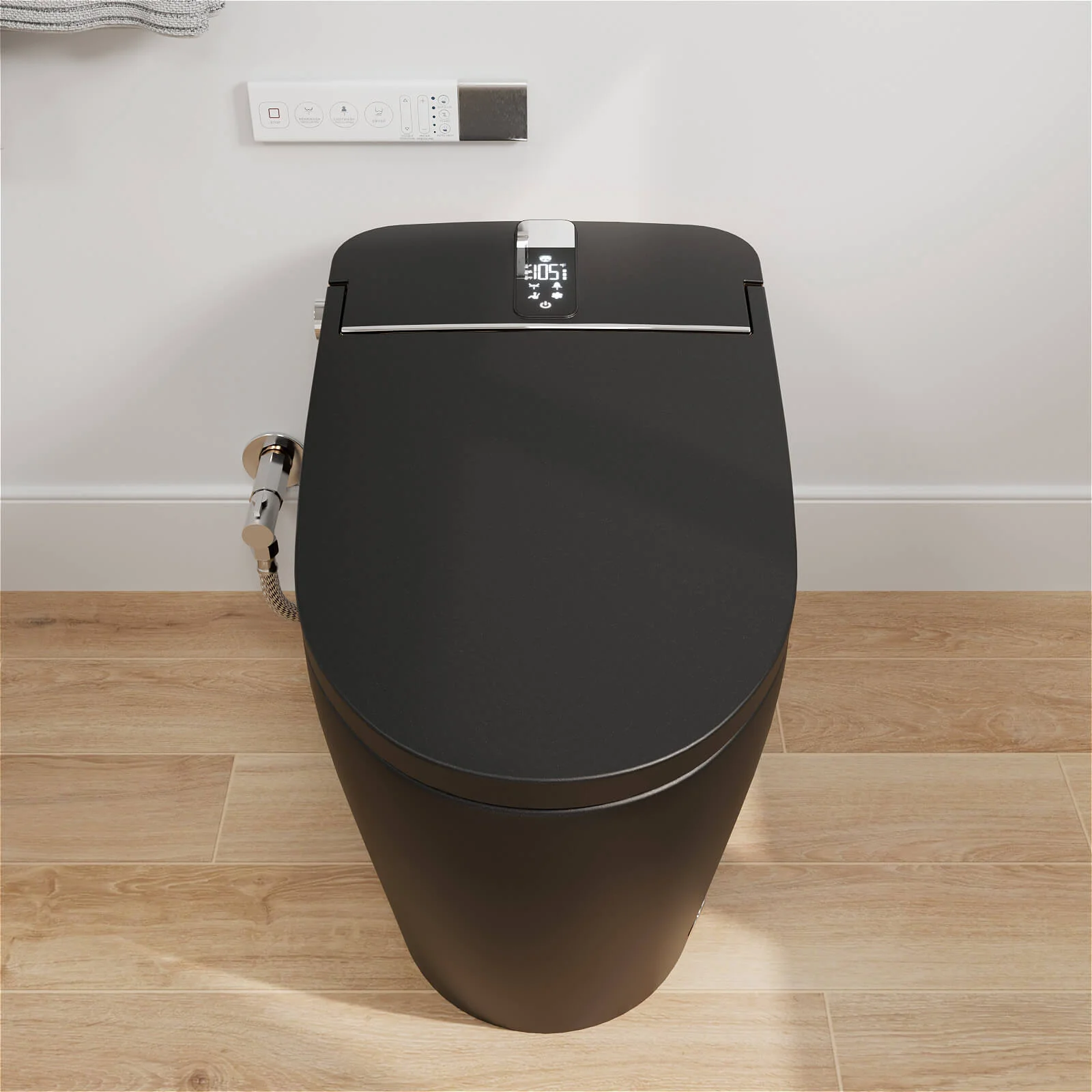 Tankless Elongated Smart Bidet Toilet with Heated Seat, Warm Air Dryer, Night Light - Image 16