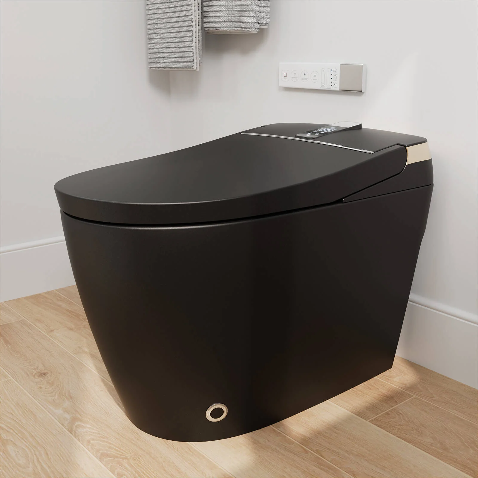 Tankless Elongated Smart Bidet Toilet with Heated Seat, Warm Air Dryer, Night Light - Image 18