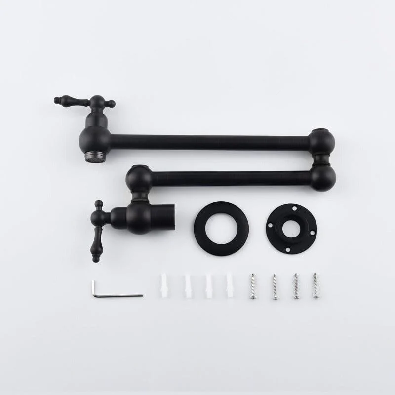 Giving Tree Wall Mounted 23'' Pot Filler Faucet Two-handle - Image 4