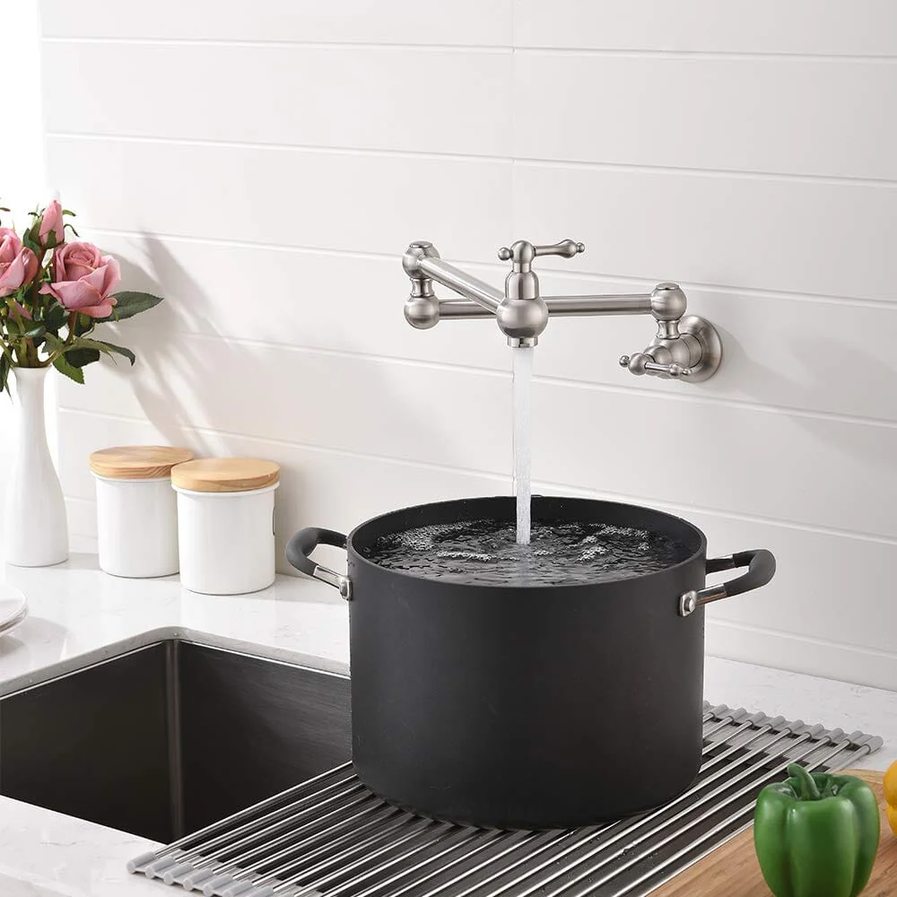 Giving Tree Wall Mounted 23'' Pot Filler Faucet Two-handle - Image 8