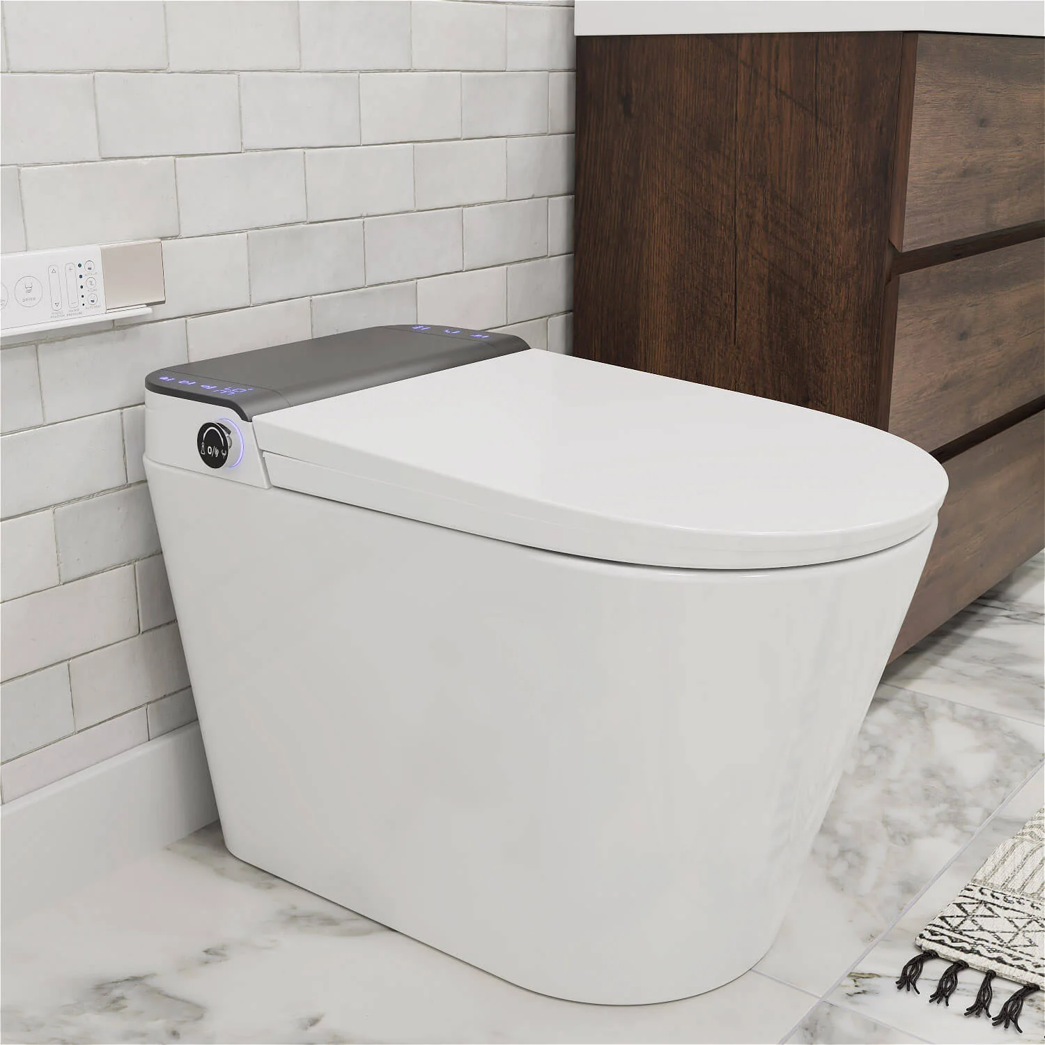 GIVINGTREE Smart Toilet with Built-in Bidet, Heated Seat, Automatic Flush, Night Light