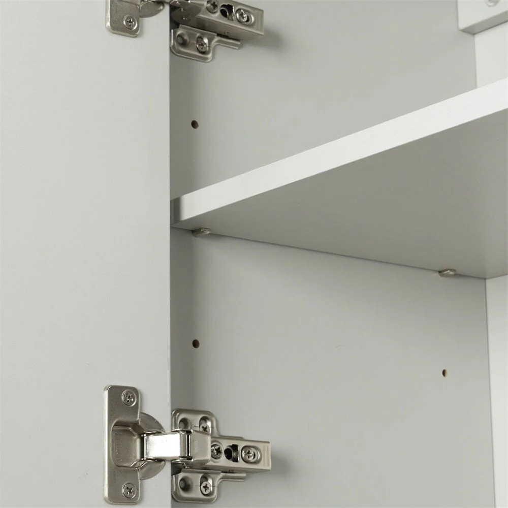 Giving Tree Grey Bathroom Storage Cabinet with Adjustable Shelves, Freestanding Floor Cabinet for Home Kitchen, Easy to Assemble - Image 10