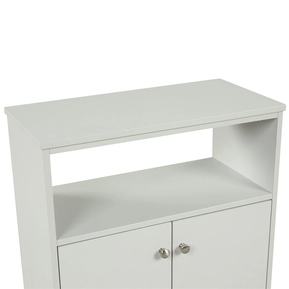 Giving Tree Grey Bathroom Storage Cabinet with Adjustable Shelves, Freestanding Floor Cabinet for Home Kitchen, Easy to Assemble - Image 15