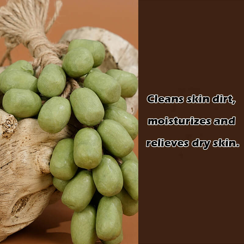 Handmade Green Grape Soap – 40 Beads Per String - Image 9