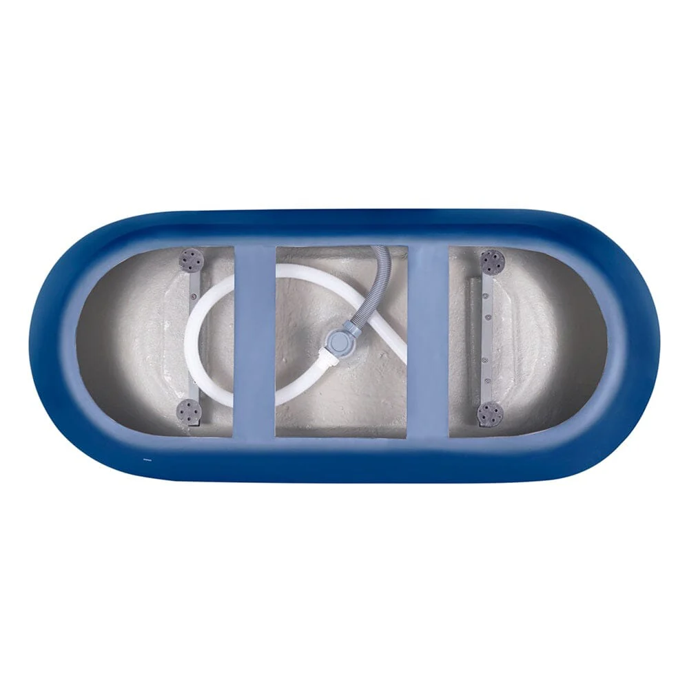 Mokleba 65" Acrylic Oval Freestanding Soaking Bathtub with Drain - Image 33