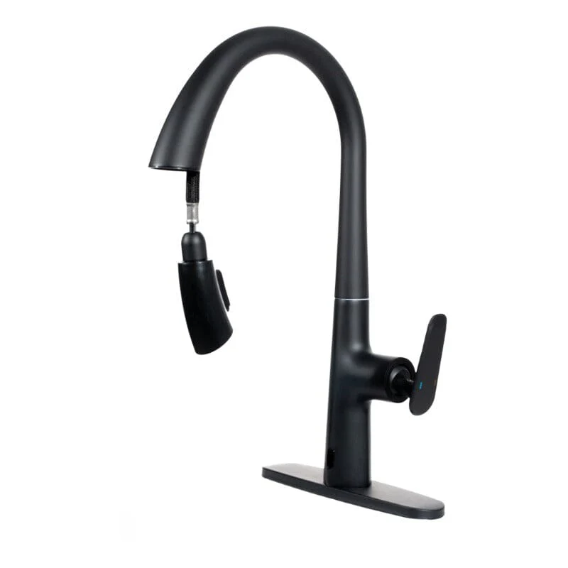 Giving Tree Kitchen Sensor High Arc Faucets Single Handle Pull Down - Image 12