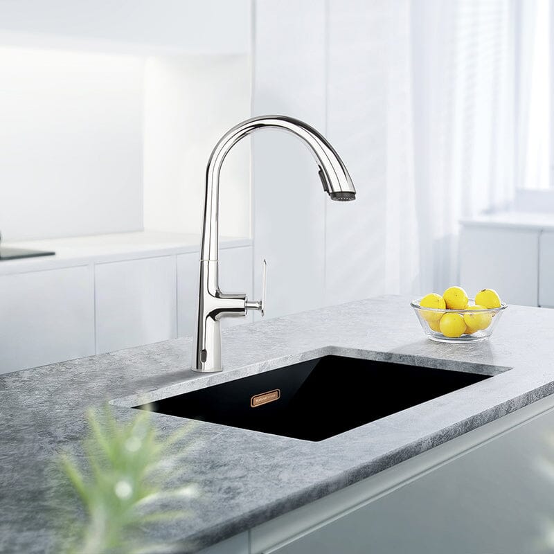 Giving Tree Kitchen Sensor High Arc Faucets Single Handle Pull Down - Image 30
