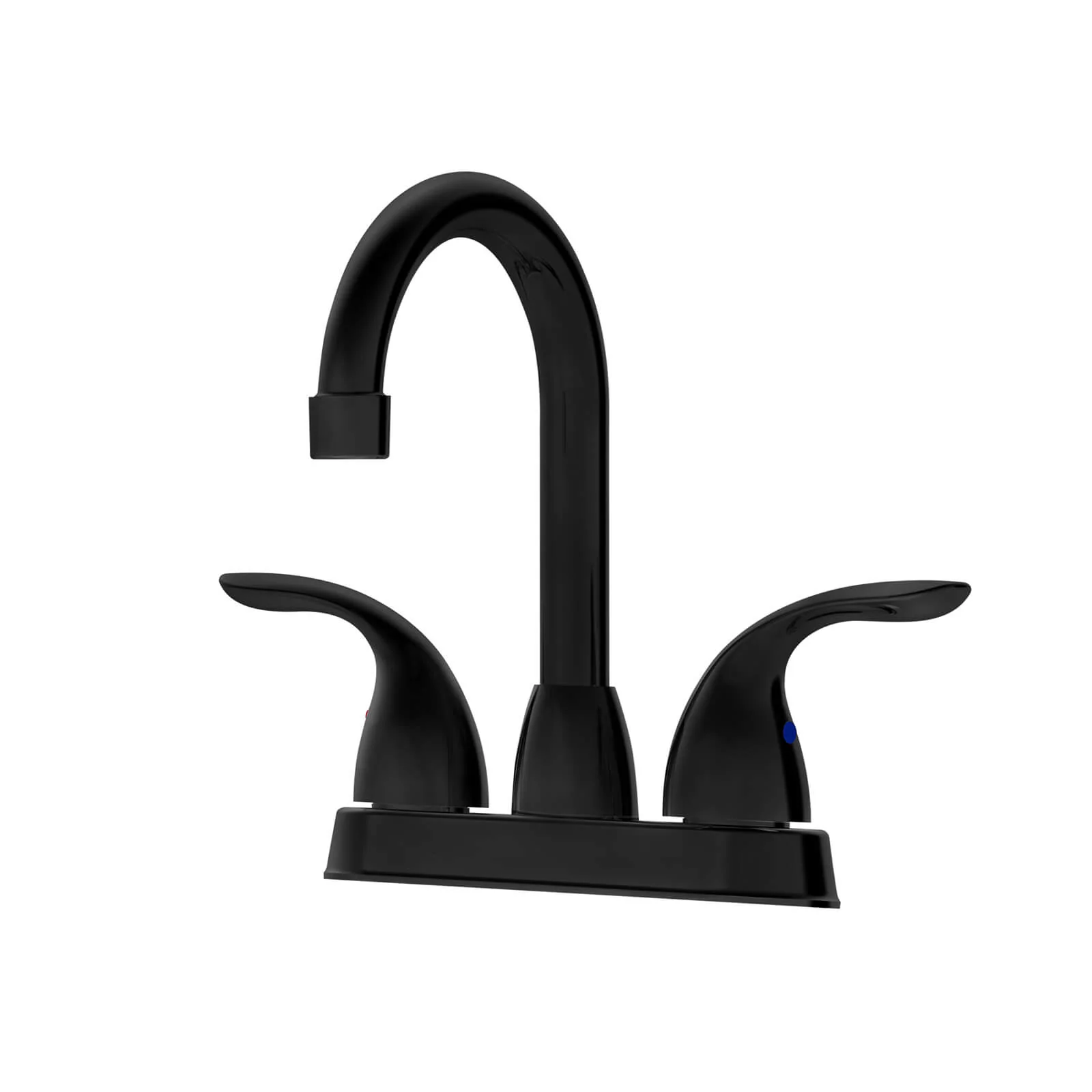 Matte Black Stainless Steel Deck-Mounted Bathroom Faucet - Image 4