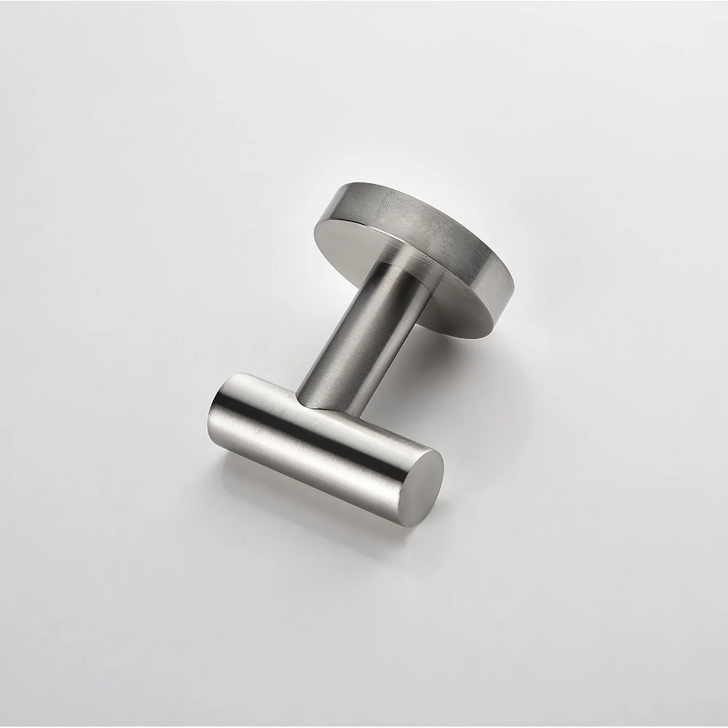 Minimalist 3-Piece Brushed Nickel Bathroom Towel Rack Set - Image 4