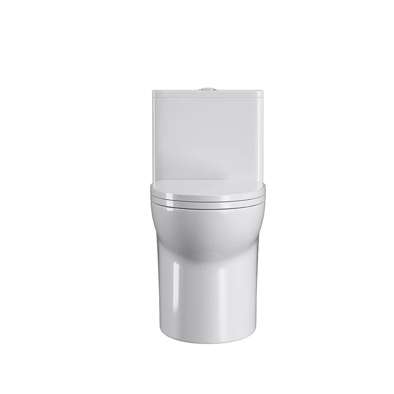 Modern Bathroom One-Piece Floor Mount Toilet 1.1/1.6 GPF Dual Flush High-Efficiency Flush - Image 12