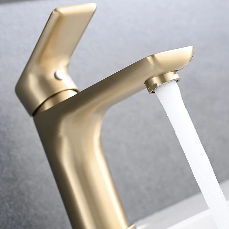 Modern Single Hole Bathroom Sink Faucet Single Handle Solid Brass - Image 10