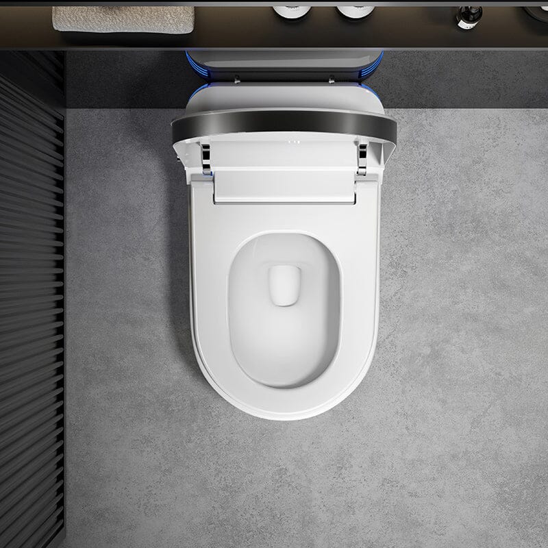 Modern Tankless Smart Bidet Toilet with LED Light, Heated Seat, and Automatic Flush - Image 21