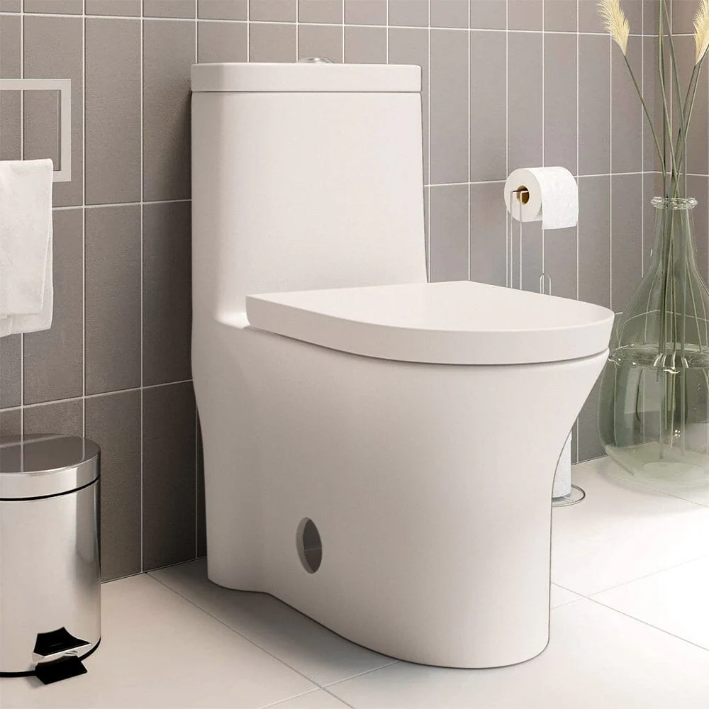 Giving Tree One-Piece Elongated Toilet Silent Siphon Jet Double Flushing with Bidet Sprayer - Image 2