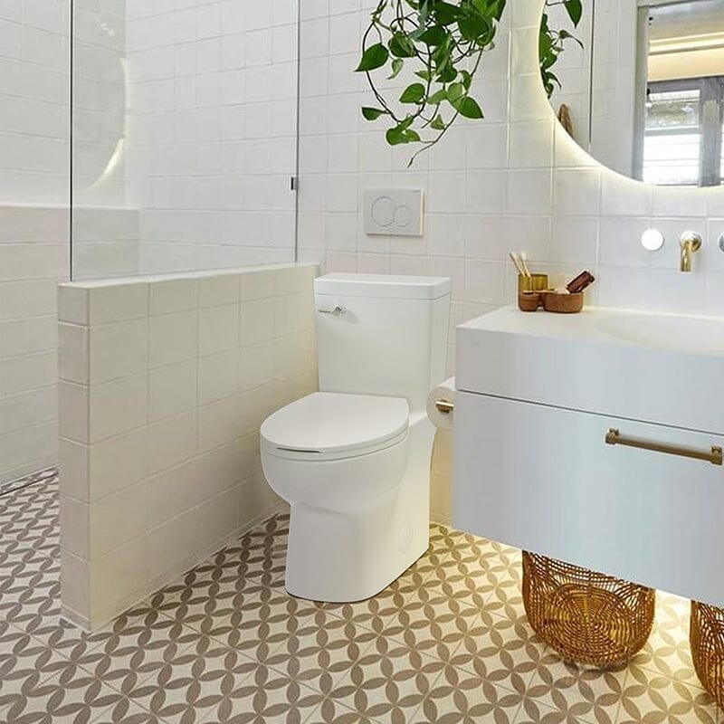 Giving Tree One-Piece Elongated Toilet Siphon Jet 1.28GPF Flushing with Bidet Sprayer - Image 6