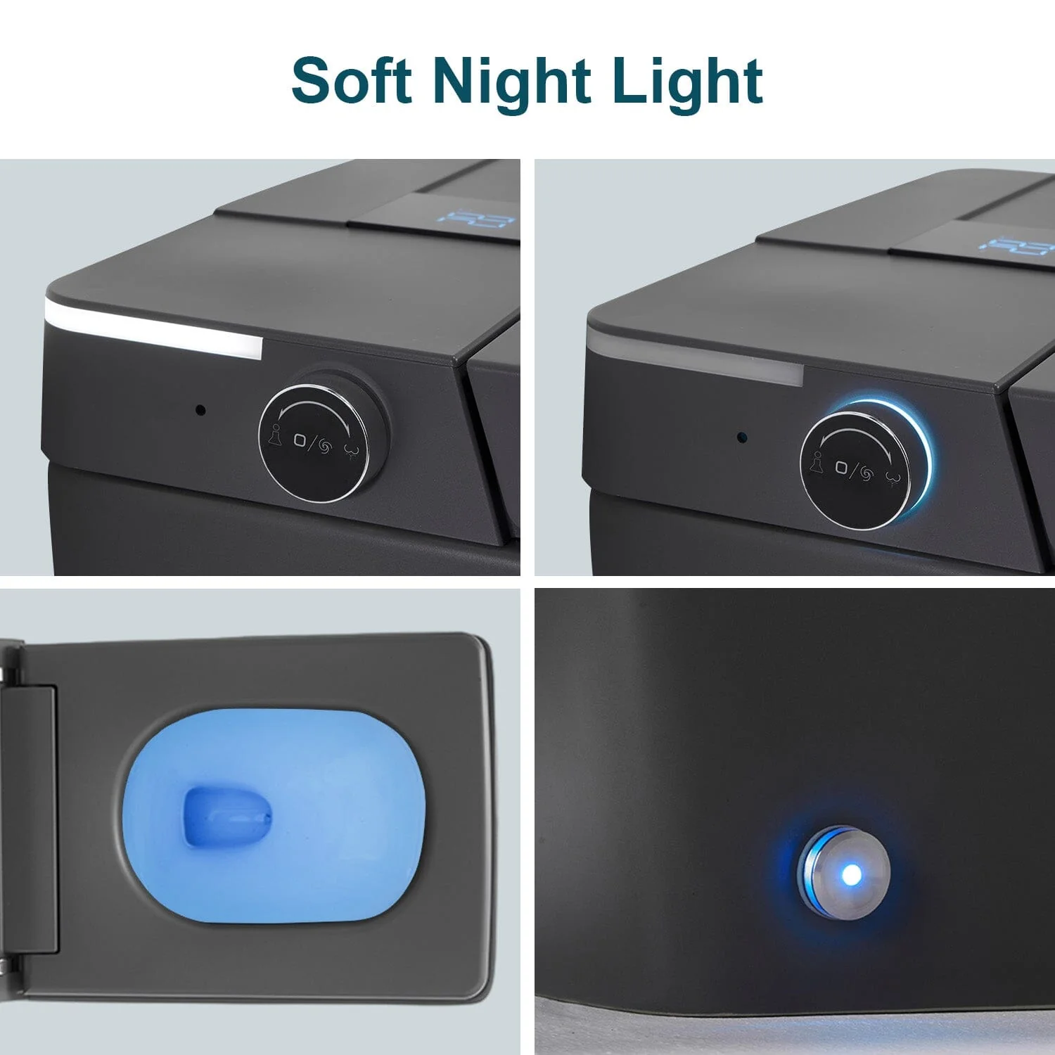 Giving Tree One-Piece Floor-Mounted Square Smart Toilet with Remote Control and Automatic Cover - Image 38
